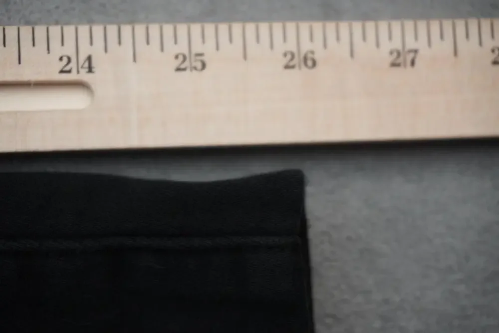 Uniqlo Jeans Mens 32x26 Black Slim Tapered Stretch Denim Drawstring Waist